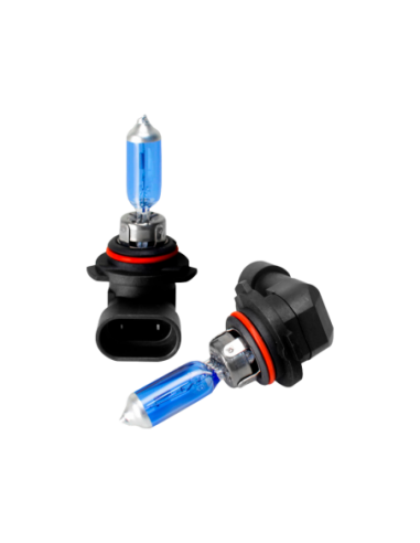 KIT LAMPADA HALOGENEA SUPER BRANCA 9006 55W 8500K
